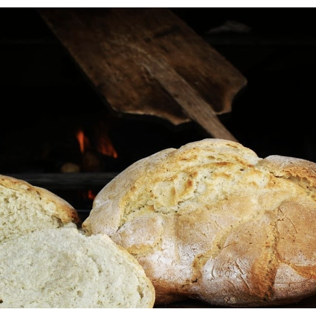 White wheat flour bread