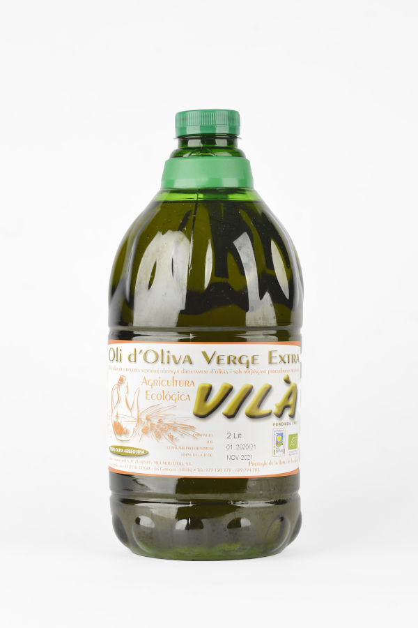 Aceite Extra Virgen ecologico Vilà 2l