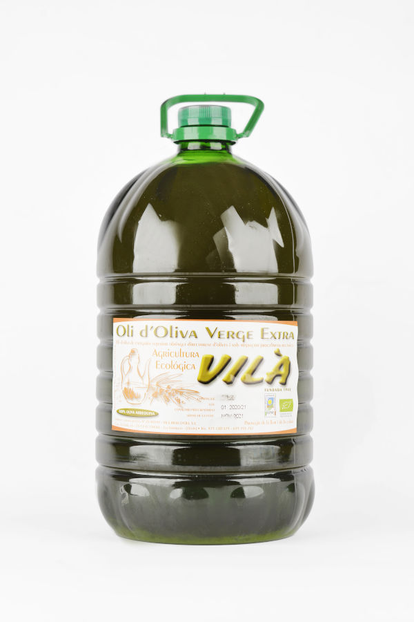 Aceite Extra Virgen ecologico Vilà 5l