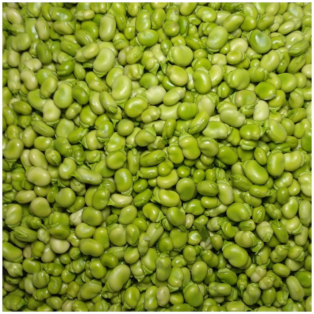 Peeled beans tray 250 grs